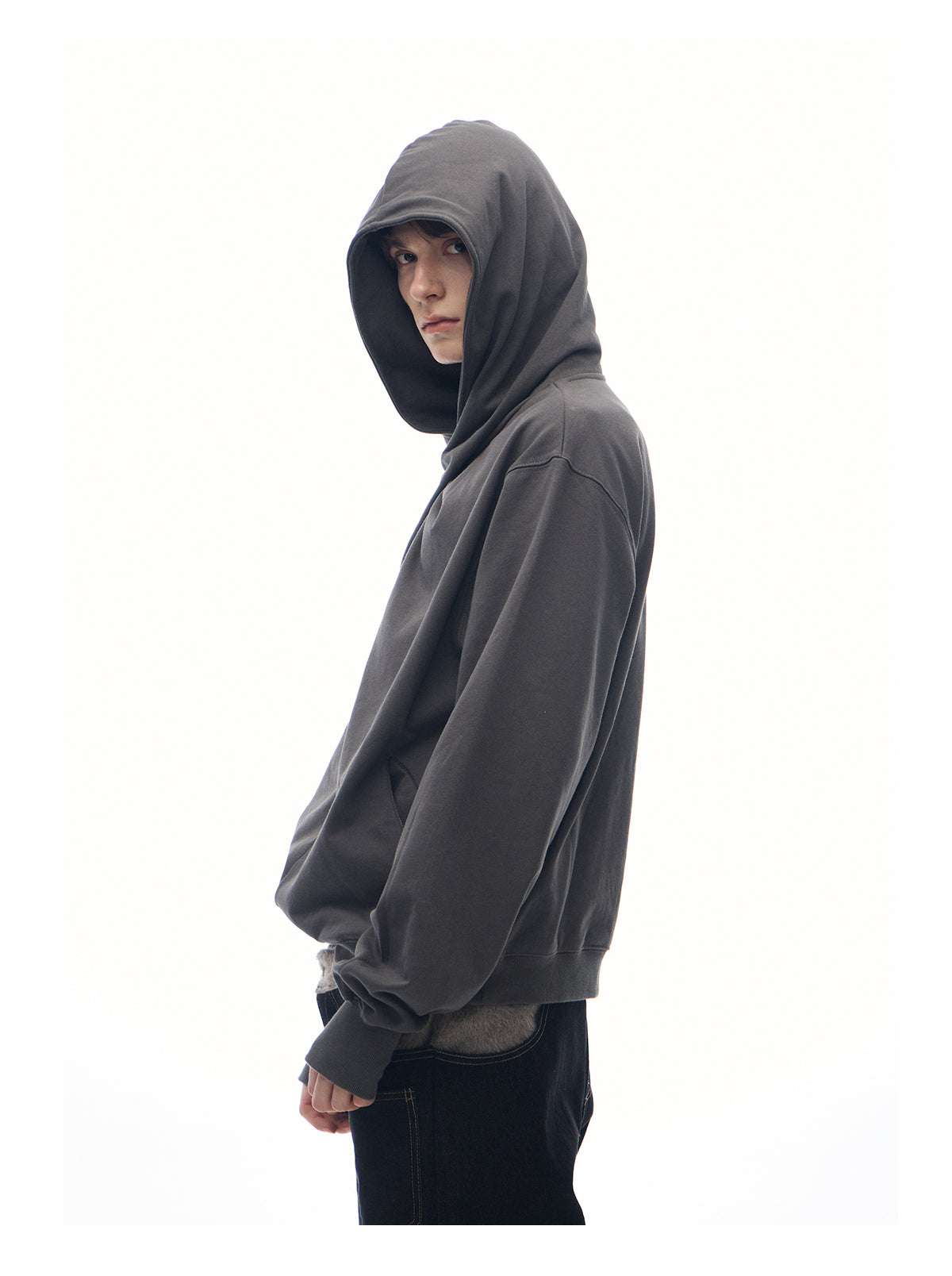 "Knot" Boxy Hooded Sweatshirt