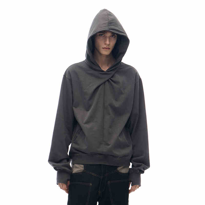 "Knot" Boxy Hooded Sweatshirt