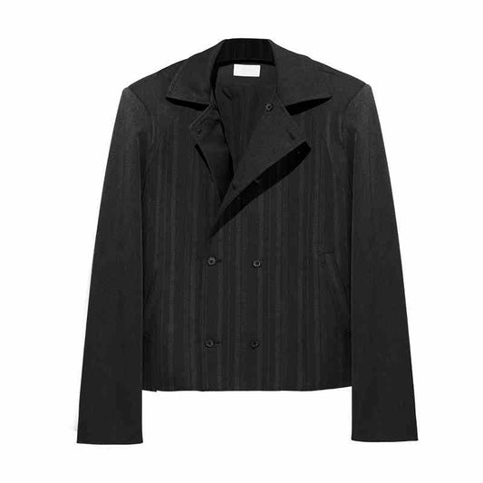 "Li" Convertible Satin Cut Blazer