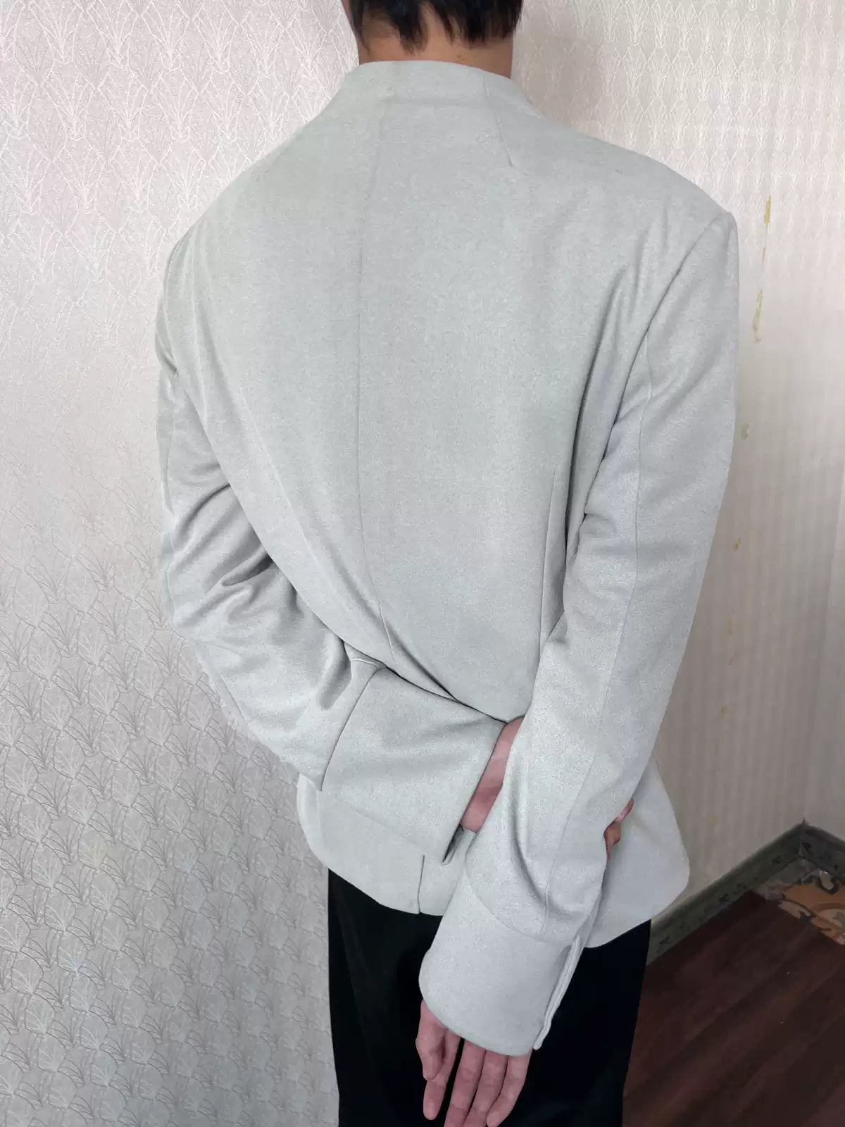 "Bukuri" Suede Fleece Blazer